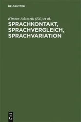 Book cover of Sprachkontakt, Sprachvergleich, Sprachvariation by Unknown