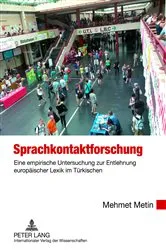 Book cover of Sprachkontaktforschung by Mehmet Metin