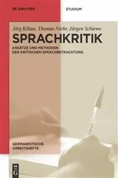 Book cover of Sprachkritik by Jörg Kilian
