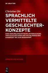 Book cover of Sprachlich vermittelte Geschlechterkonzepte by Unknown