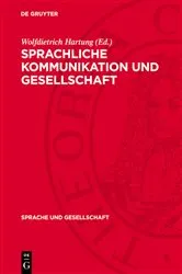 Book cover of Sprachliche Kommunikation und Gesellschaft (2nd ed.) by Unknown