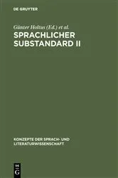 Book cover of Sprachlicher Substandard II by Unknown