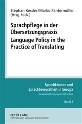 Book cover of Sprachpflege in der Uebersetzungspraxis- Language Policy in the Practice of Translating by Amei Koll-Stobbe