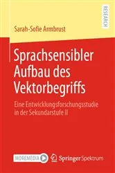 Book cover of Sprachsensibler Aufbau des Vektorbegriffs by Unknown