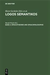 Book cover of Sprachtheorie und Sprachphilosophie by Harald Weydt