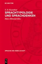 Book cover of Sprachtypologie und Sprachdenken by Unknown