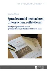 Book cover of Sprachwandel beobachten, untersuchen, reflektieren by Unknown