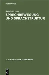 Book cover of Sprechbewegung und Sprachstruktur by Reinhold Solle