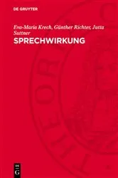 Book cover of Sprechwirkung by Eva-Maria Krech