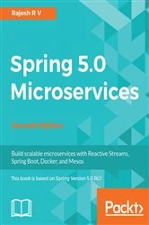 Book cover of Spring 5.0 Microservices (2nd ed.) by Rajesh R V