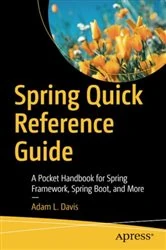 Book cover of Spring Quick Reference Guide by Adam L. Davis