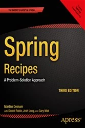 Book cover of Spring Recipes (3rd ed.) by Daniel Rubio