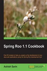 Book cover of Spring Roo 1.1 Cookbook by Ashish Sarin