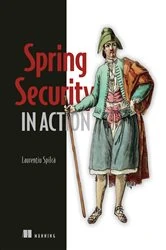 Book cover of Spring Security in Action by Laurentiu Spilca