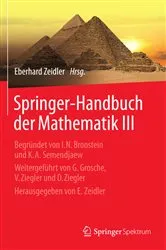 Book cover of Springer-Handbuch der Mathematik III by Eberhard Zeidler