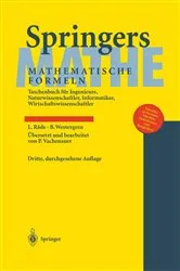 Book cover of Springers Mathematische Formeln (3rd ed.) by Peter Vachenauer