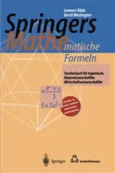 Book cover of Springers Mathematische Formeln by Lennart Rade