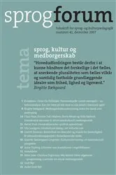 Book cover of Sprog, kultur og medborgerskab by Unknown