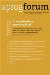 Book cover of Sproghistorie og sprogtypologi by Hanne Leth Andersen