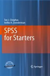 Book cover of SPSS for Starters by Ton J. Cleophas