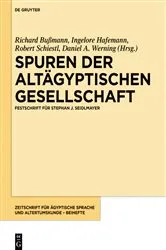 Book cover of Spuren der altägyptischen Gesellschaft by Richard Bußmann