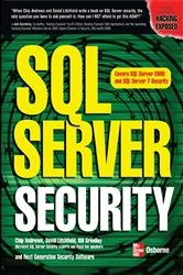 Book cover of SQL Server Security by David Litchfield