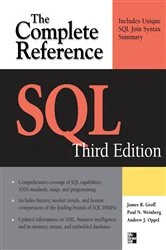 Book cover of SQL The Complete Reference, 3rd Edition (3rd ed.) by James R. Groff