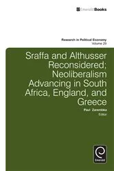 Book cover of Sraffa and Althusser Reconsidered by Paul Zarembka
