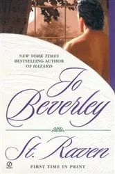 Book cover of St. Raven by Jo Beverley