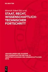 Book cover of Staat, Recht, Wissenschaftlich-technischer Fortschritt by Heinrich Scheel