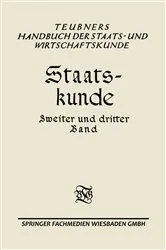 Book cover of Staats-kunde (2nd ed.) by Erwin Geldmacher