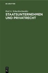 Book cover of Staatsunternehmen und Privatrecht by Unknown
