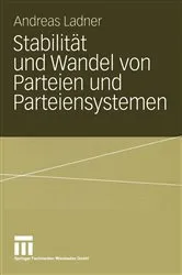 Book cover of Stabilität und Wandel von Parteien und Parteiensystemen by Andreas Ladner