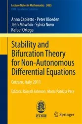 Book cover of Stability and Bifurcation Theory for Non-Autonomous Differential Equations by Unknown