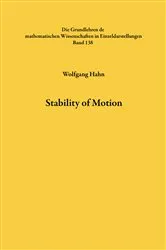 Book cover of Stability of Motion by Wolfgang Hahn