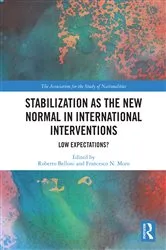 Book cover of Stabilization as the New Normal in International Interventions by Roberto Belloni