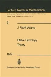 Book cover of Stable Homotopy Theory by Unknown