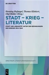 Book cover of Stadt − Krieg − Literatur by Henning Hufnagel