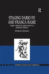 Book cover of Staging Dario Fo and Franca Rame by Stefania Taviano