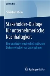 Book cover of Stakeholder-Dialoge für unternehmerische Nachhaltigkeit by Unknown