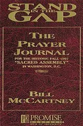Book cover of Stand in the Gap Prayer Journal by Bill McCartney