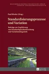 Book cover of Standardisierungsprozesse und Variation by Paul Rössler