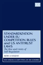 Book cover of Standardization under EU Competition Rules and US Antitrust Laws by Unknown