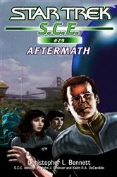 Book cover of Star Trek: Corps of Engineers: Aftermath by Christopher L. Bennett