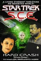 Book cover of Star Trek: Hard Crash by Unknown