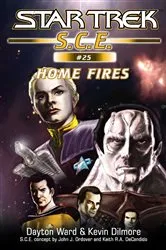 Book cover of Star Trek: Home Fires by Dayton Ward