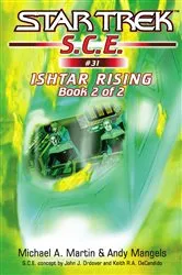 Book cover of Star Trek: Ishtar Rising Book 2 by Michael A. Martin