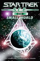 Book cover of Star Trek: Small World by David Mack