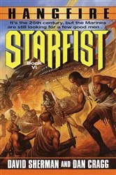 Book cover of Starfist: Hangfire by Unknown