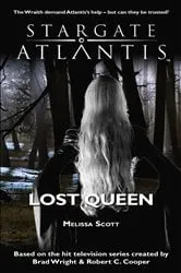 Book cover of STARGATE ATLANTIS Lost Queen by Melissa Scott